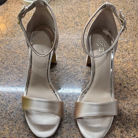 Gianni Bini Shoes - Gianni Bini Elegant Beige Ankle Strap Heels